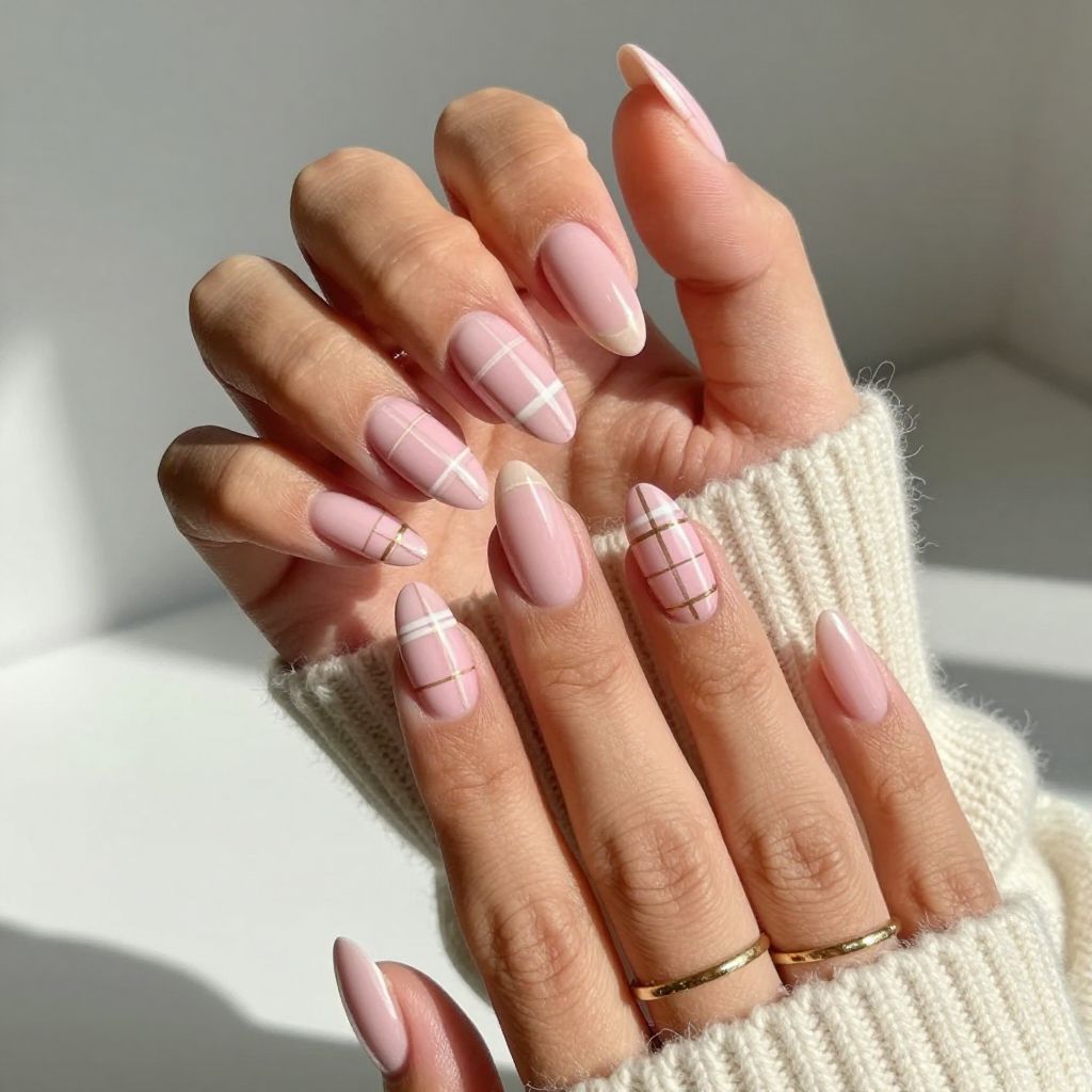 Polished Pink Plaid