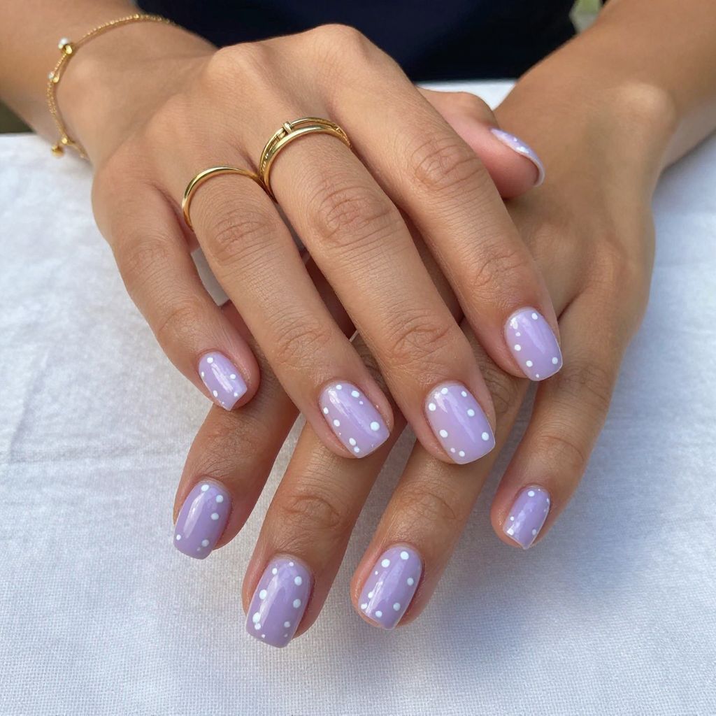 Pastel Purple Polka Play