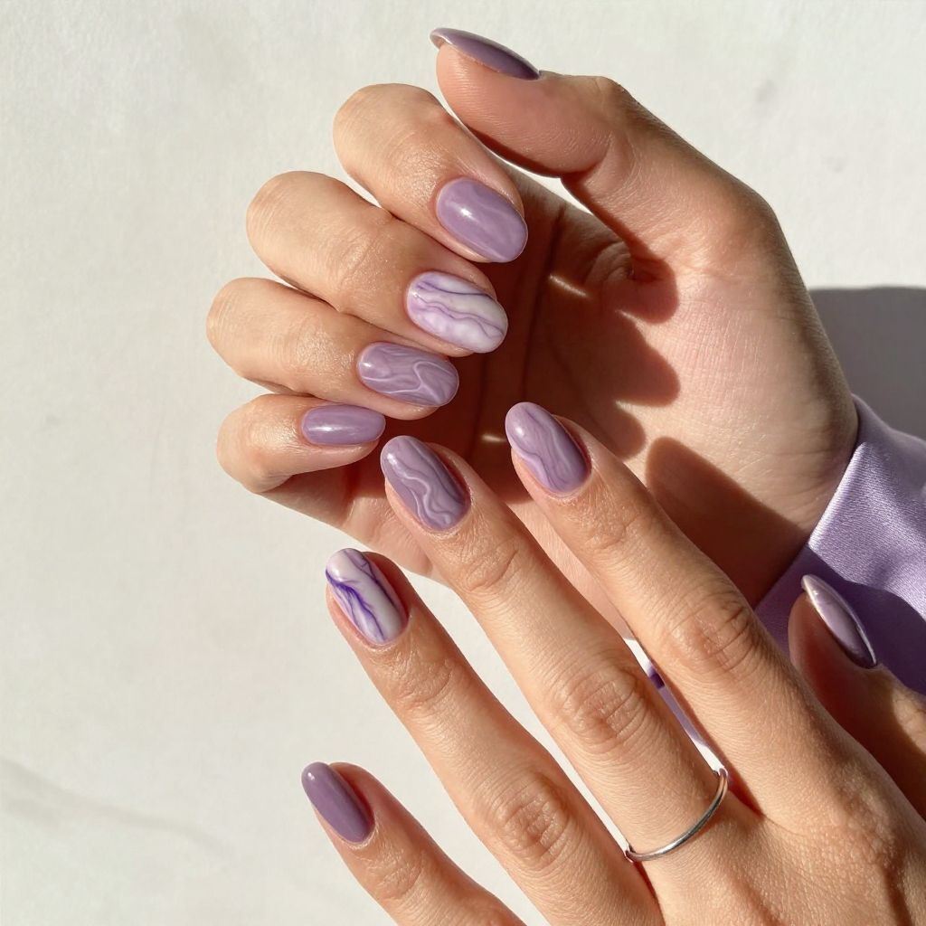 Mauve Marble Magic