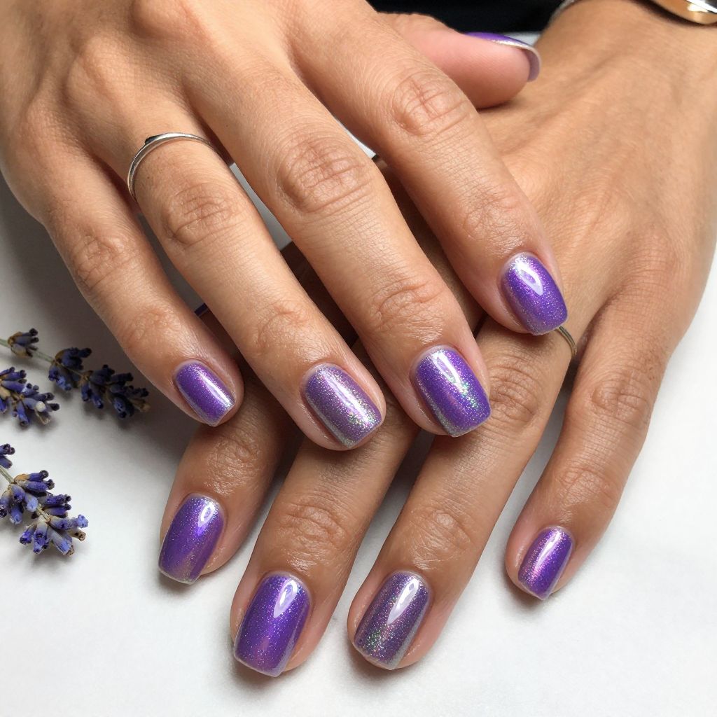 Purple Holographic Fantasy