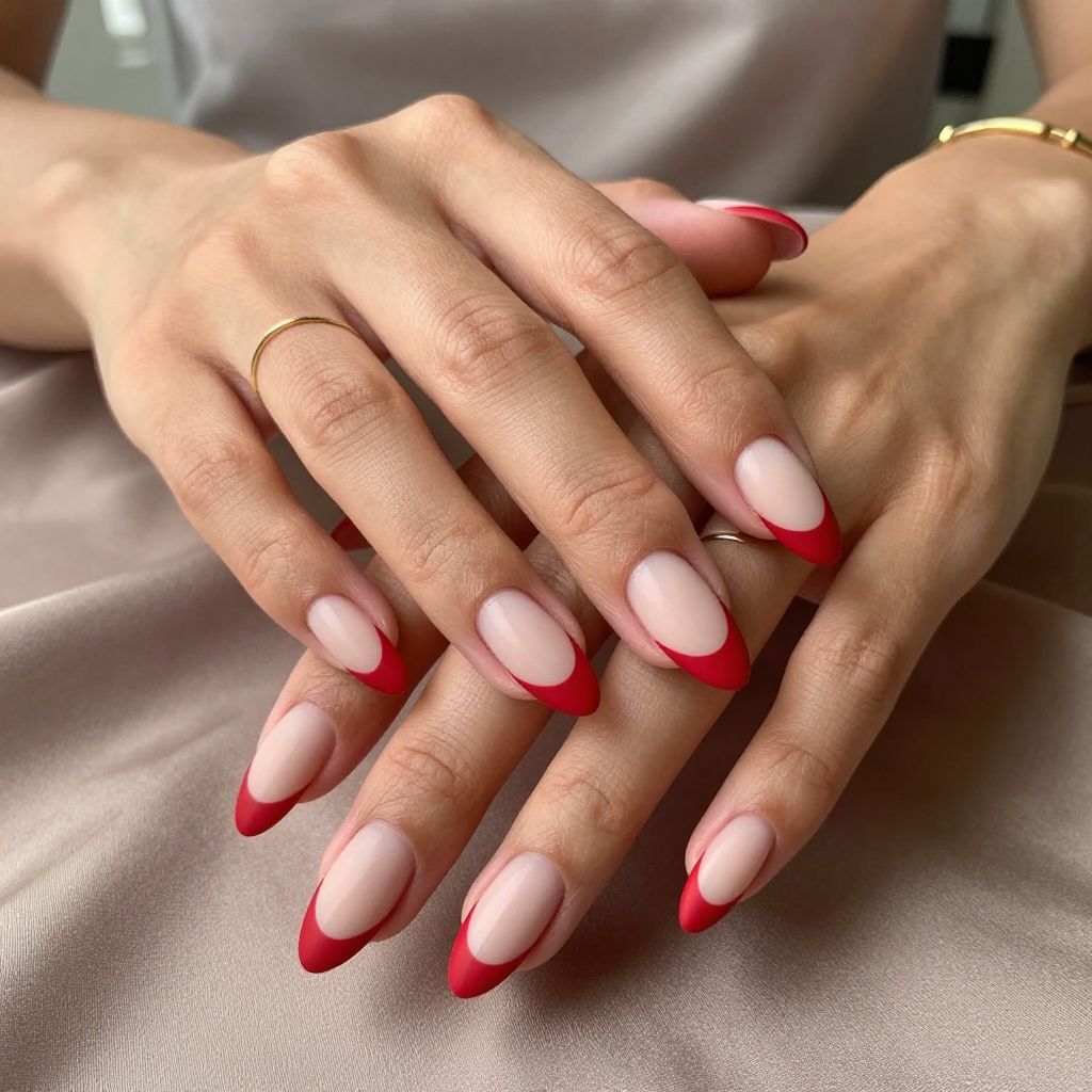Matte Crimson Elegance