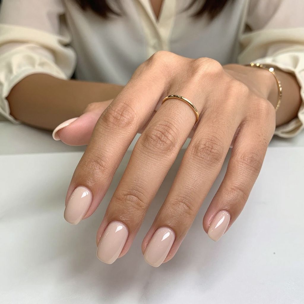 Classic Nude with Glossy Finish