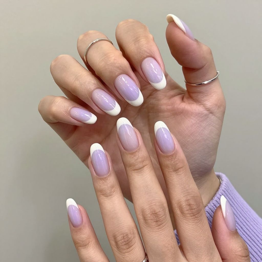 Lavender French Fade