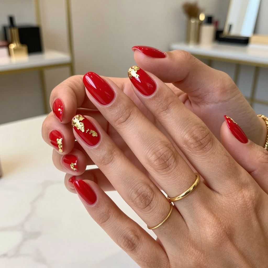 Classic Red with Gold Foil