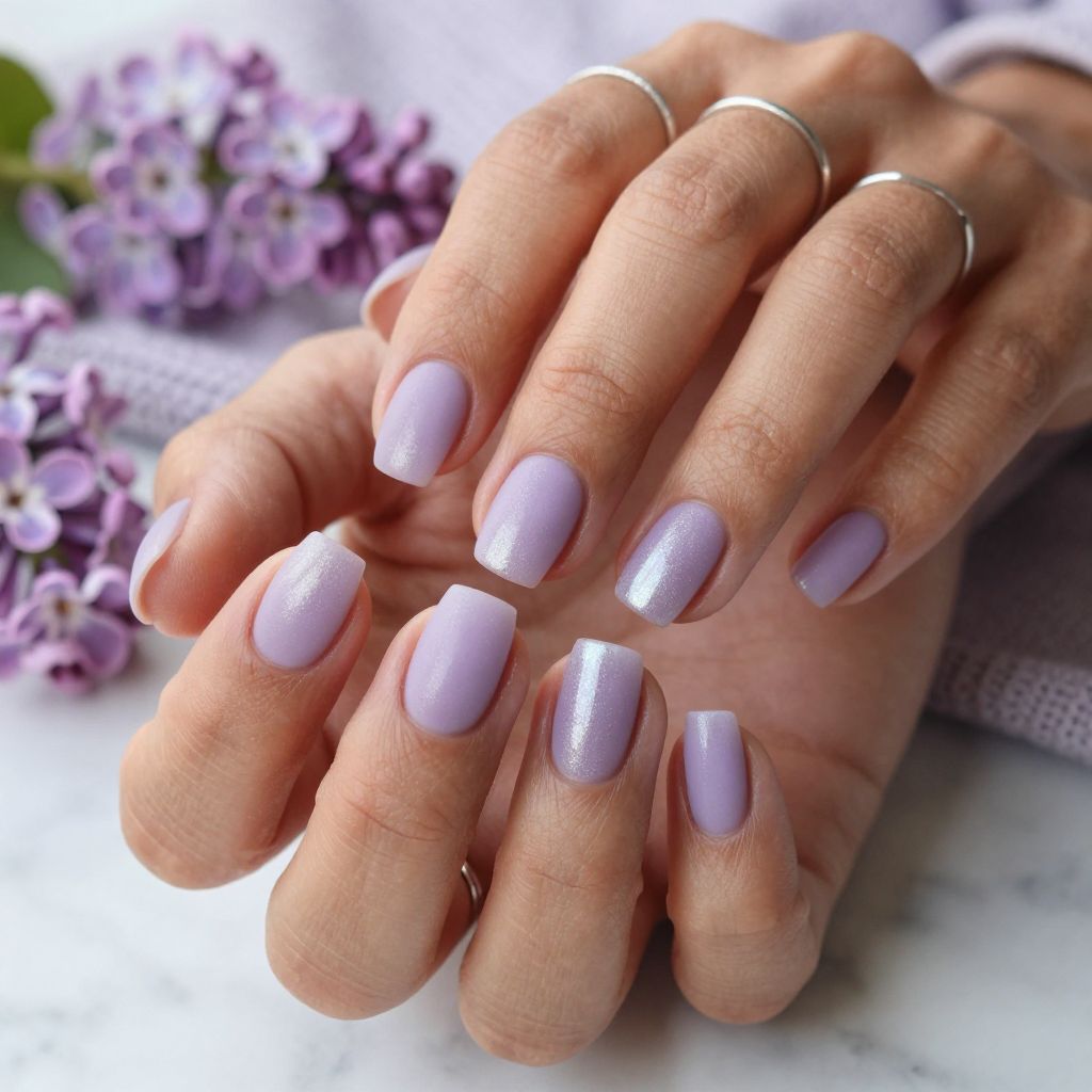 Frosted Lilac Glow