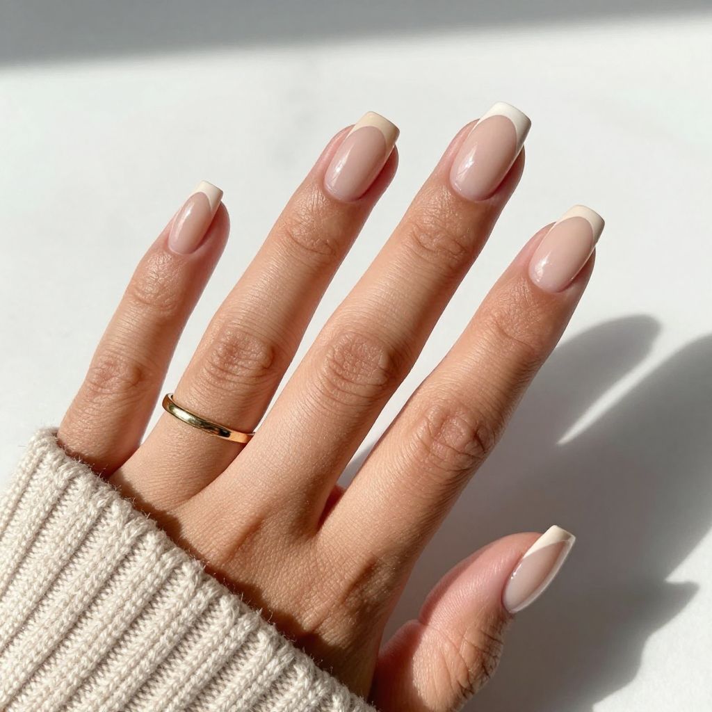 Negative Space French Tips