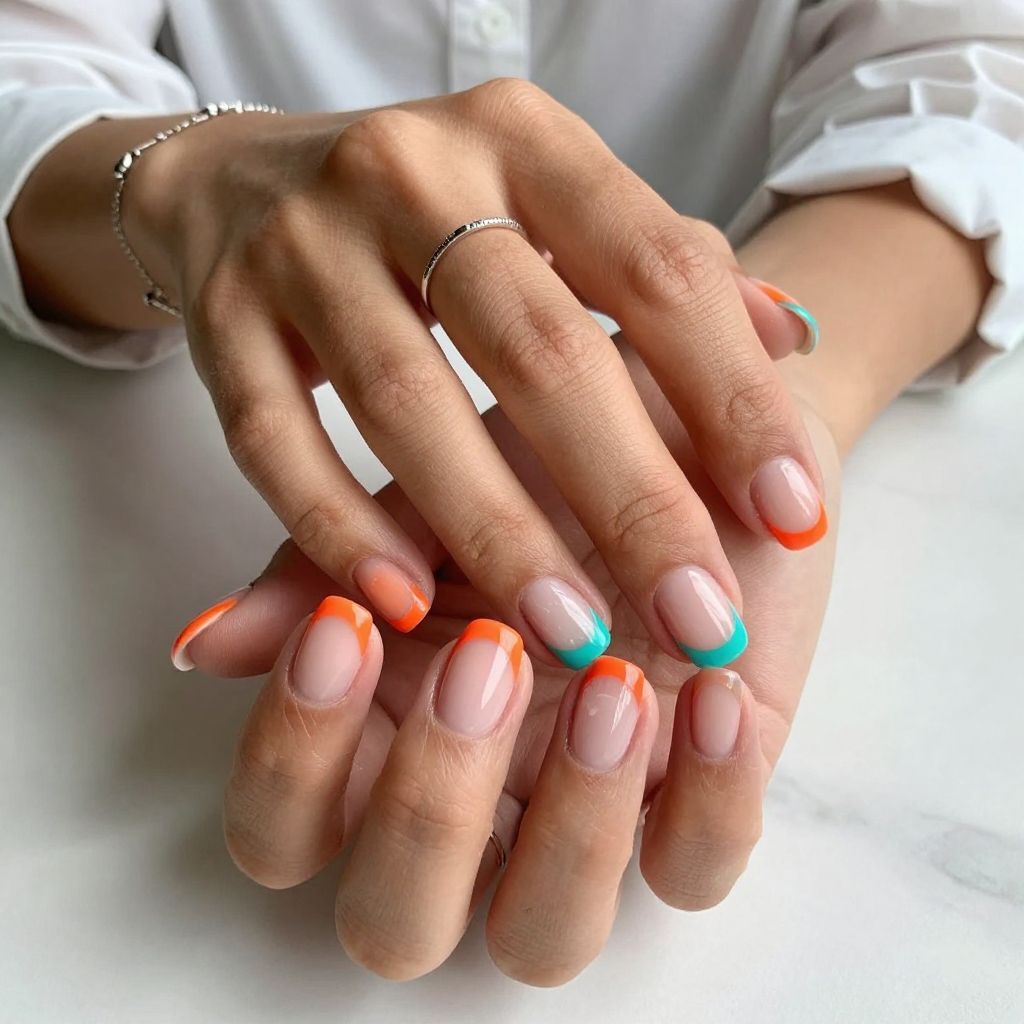 Clear Tips with Colorful Bases