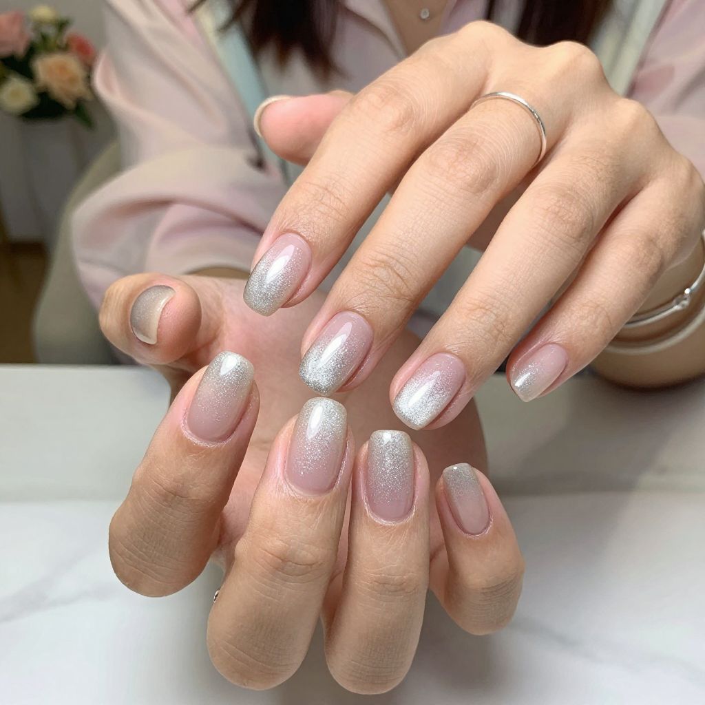 Subtle Glitter Fade