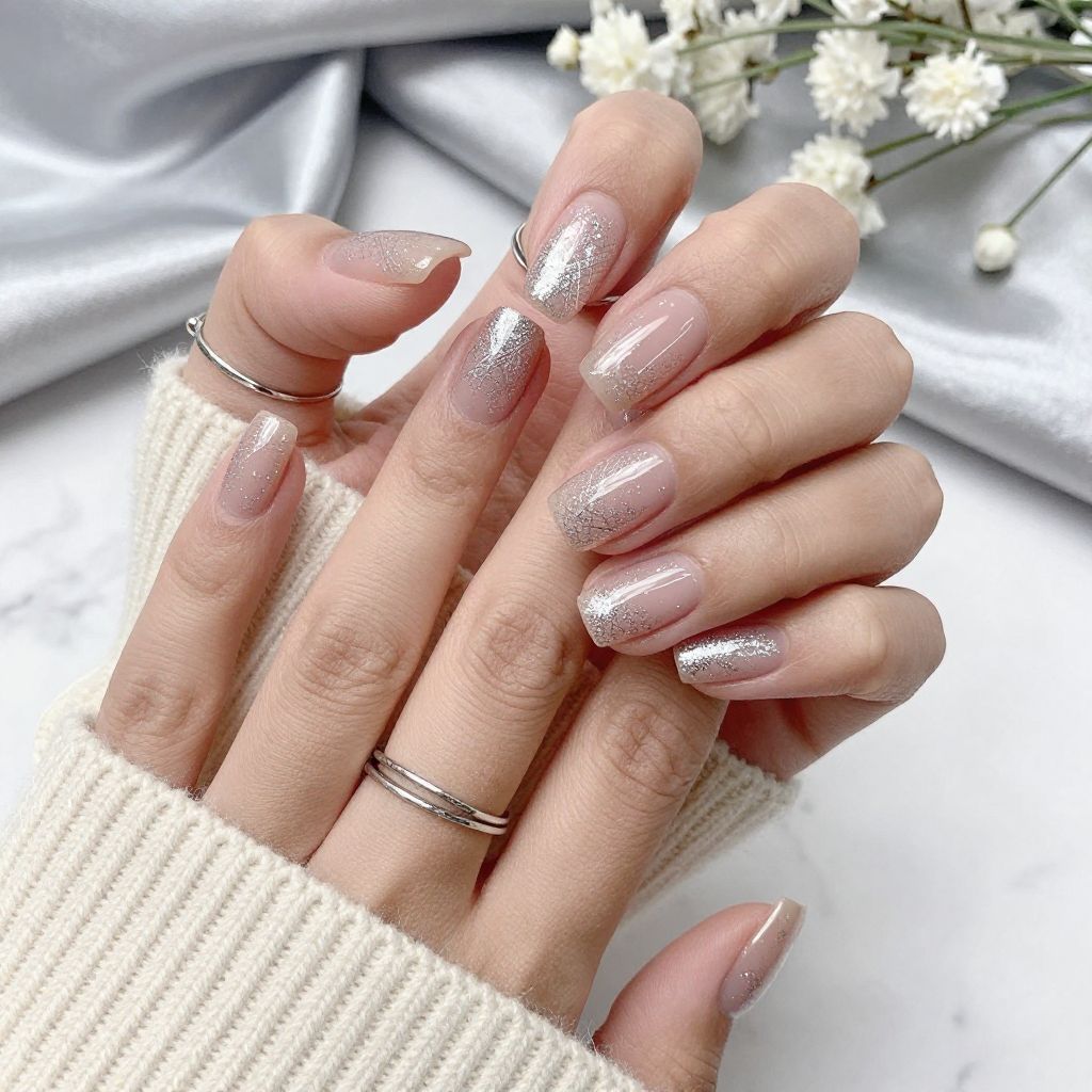 Sparkling Silver Mesh
