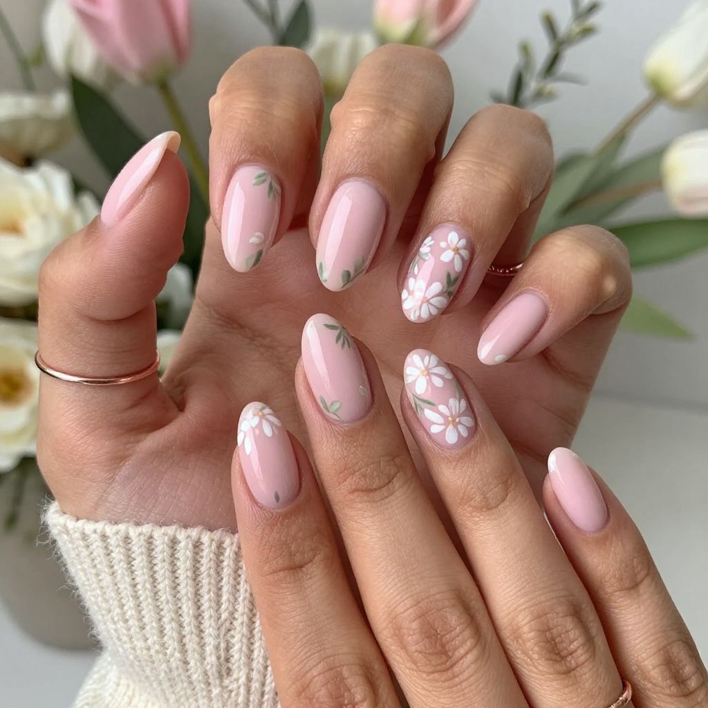 Soft Pink Florals