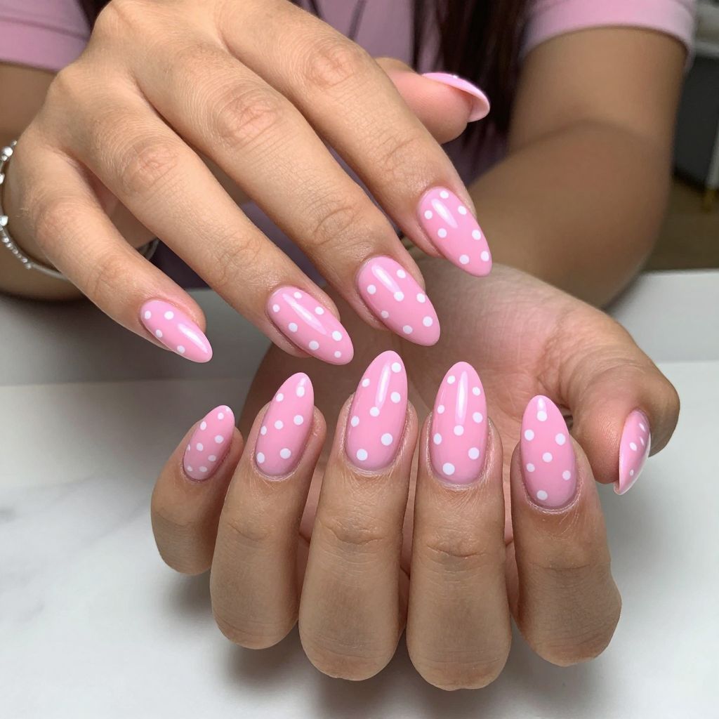 Candy Pink with Polka Dot Cheer