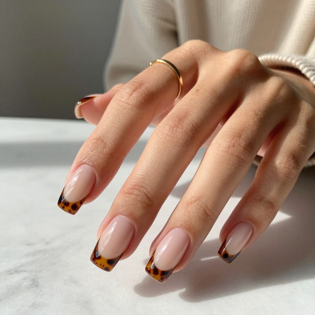 French Tip Tortoise Shell Remix