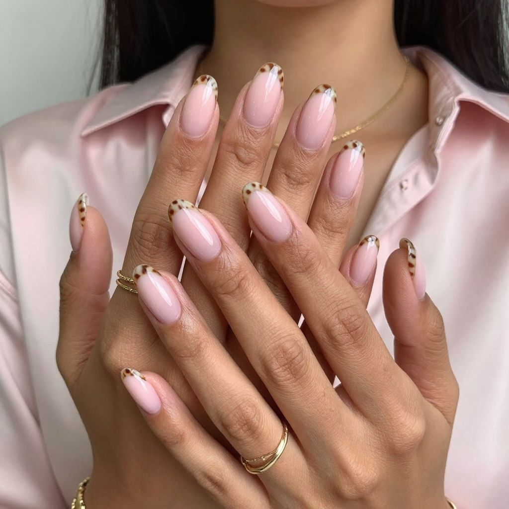 Soft Pink and Tortoise Blend