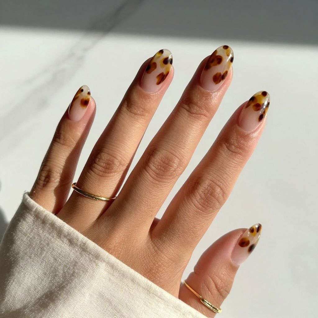 Clear Tips with Floating Tortoise Spots