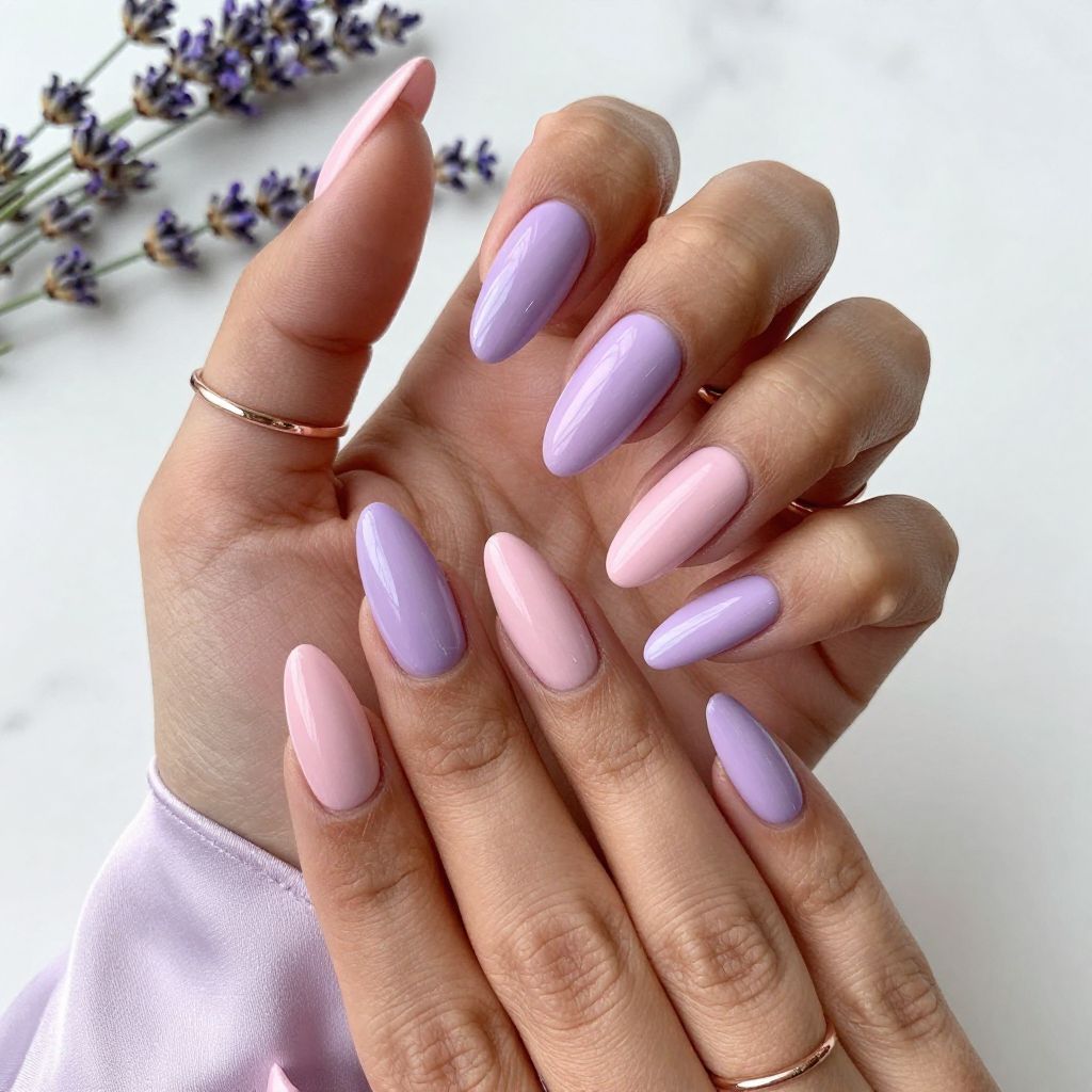 Lavender and Blush Gradient