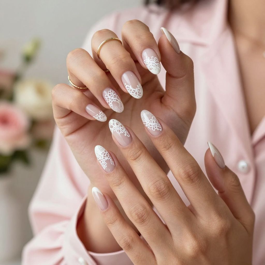 White Lace Inspired Pattern