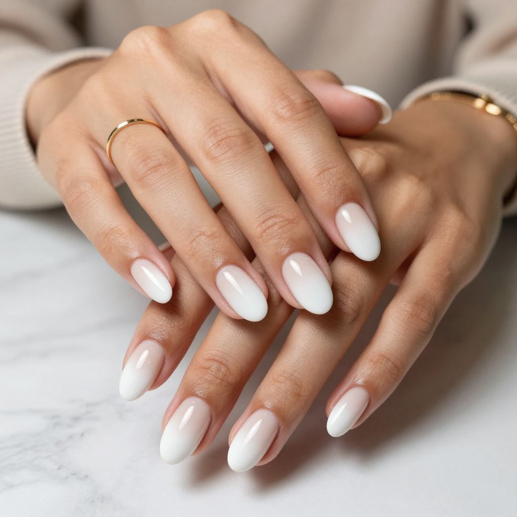 Creamy White Ombre Magic
