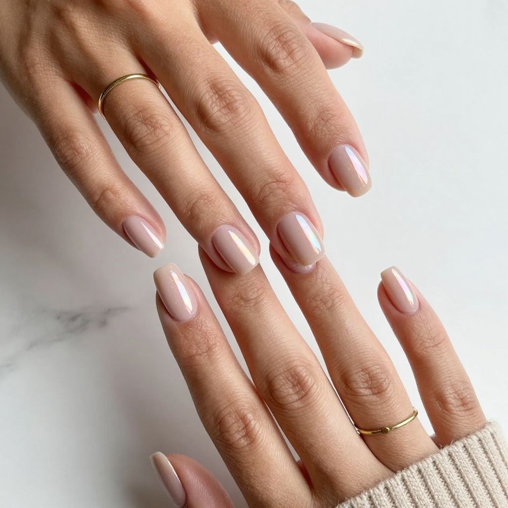 Holographic Nude Chic