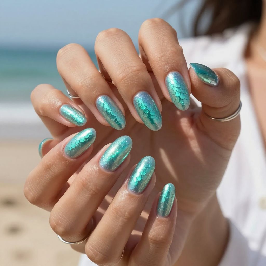 Mermaid-Inspired Iridescent Blues