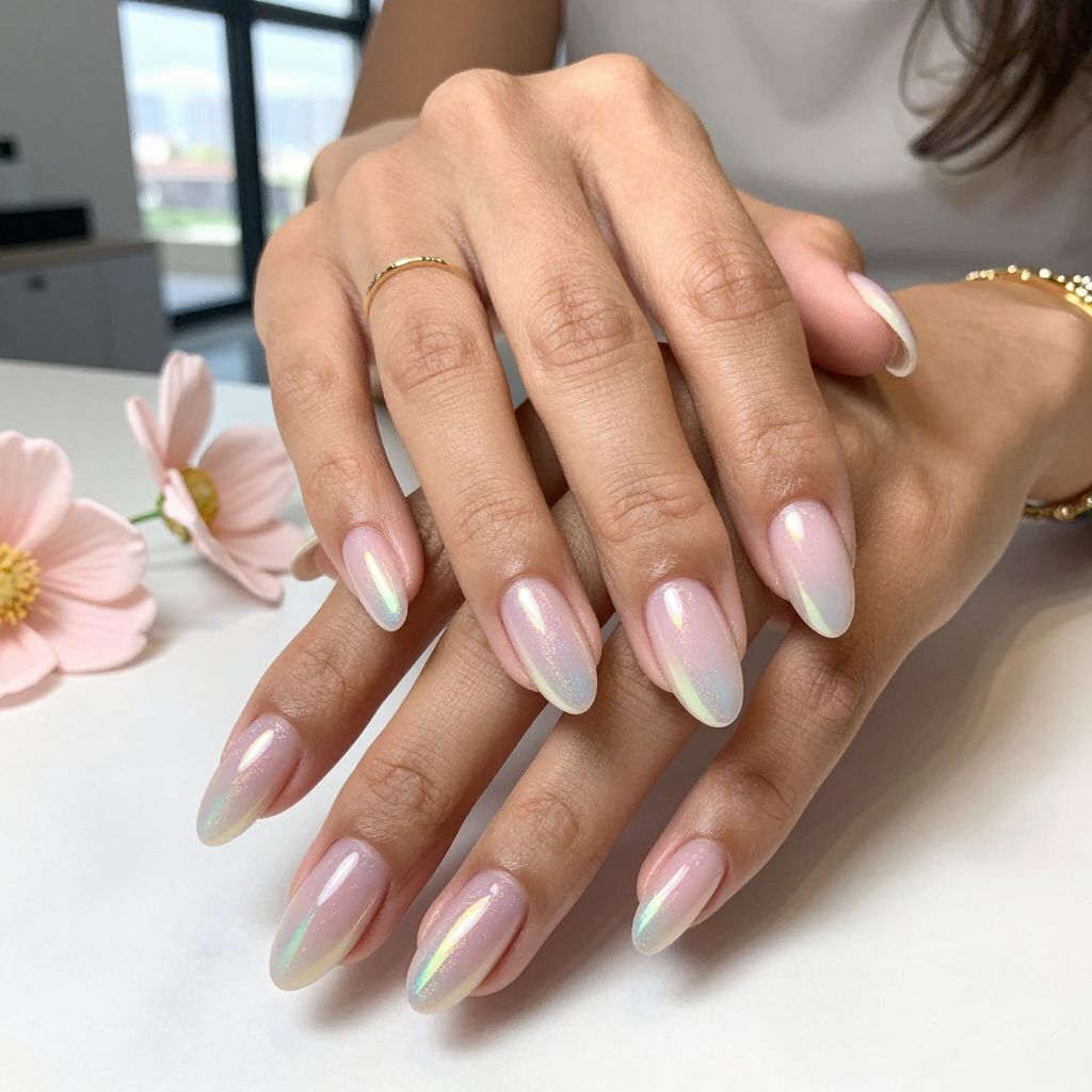 Iridescent French Tips