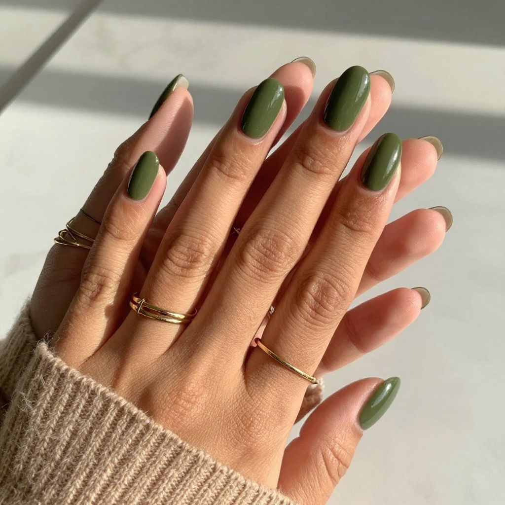 Glossy Olive Twist