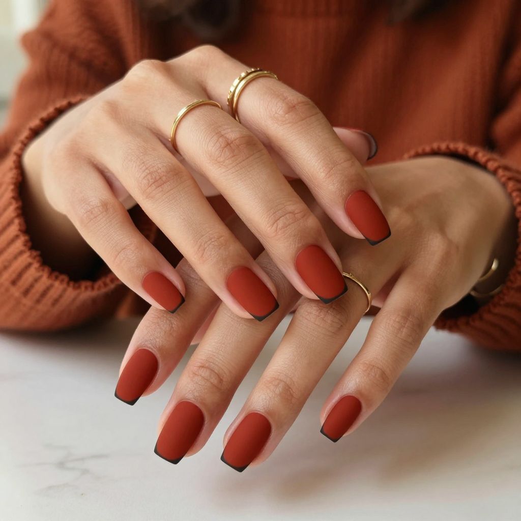 Rust Red Matte Chic