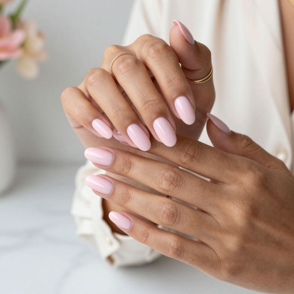 Baby Pink Satin Sheen