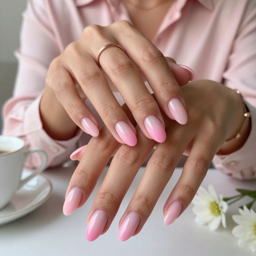 Baby Pink Ombre Elegance