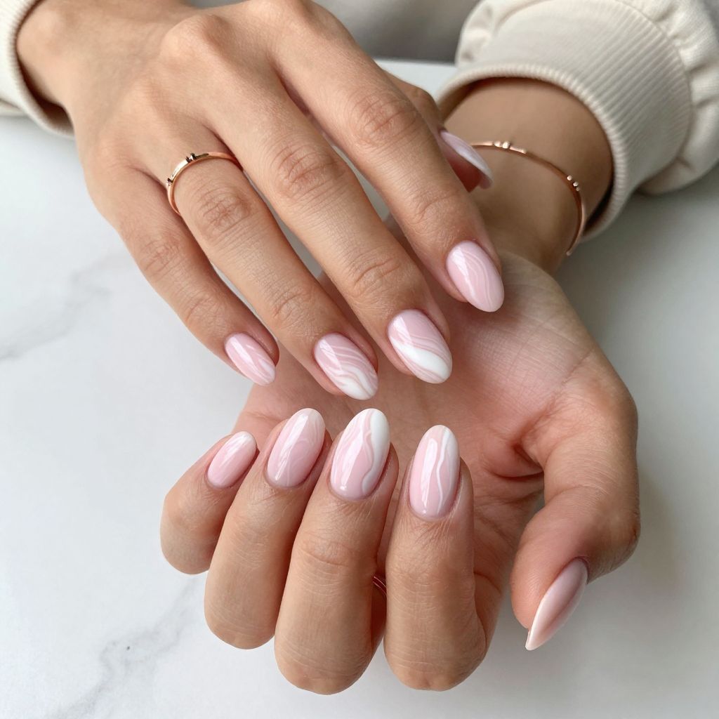 Baby Pink Marble Magic