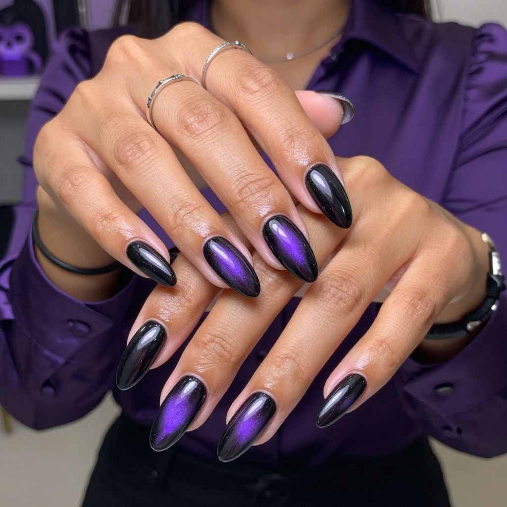 Chrome Black with Purple Haze