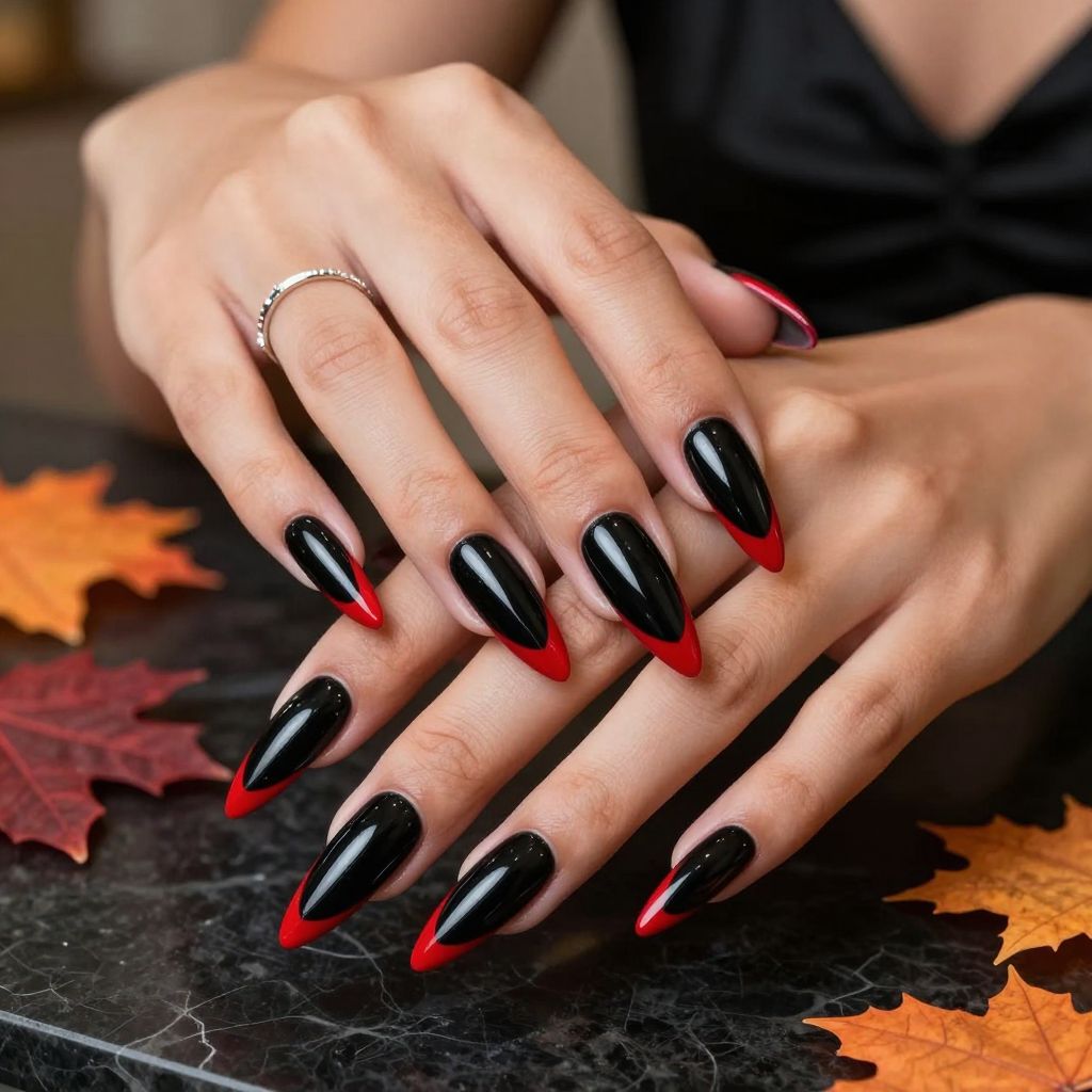Vampire Red Tips with Black Base