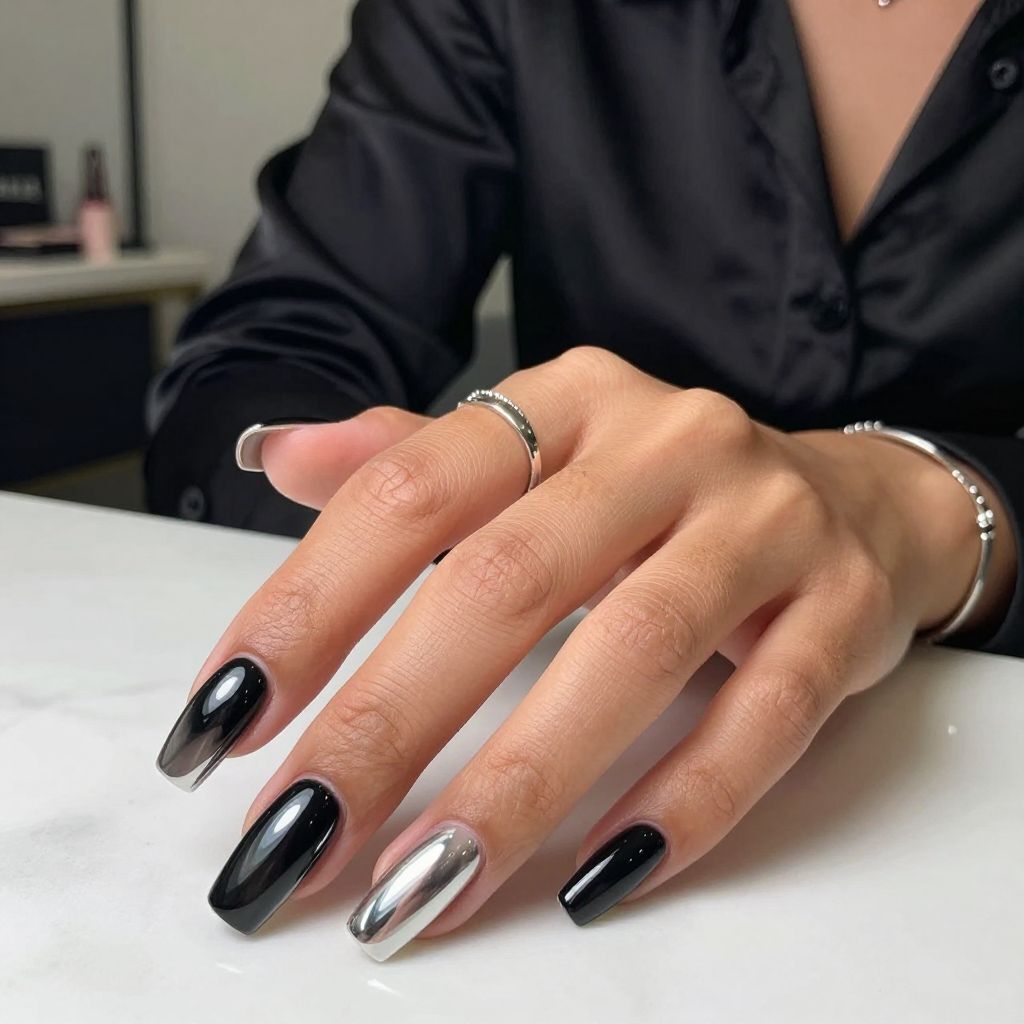 Edgy Chrome Ombre