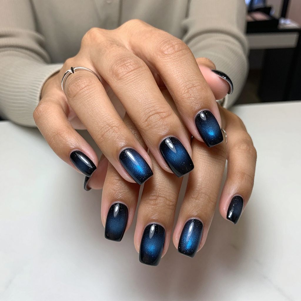 Midnight Blue Ombre Twist
