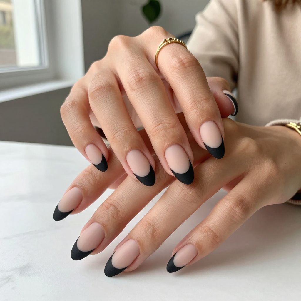 Classic Black Tip with a Matte Twist
