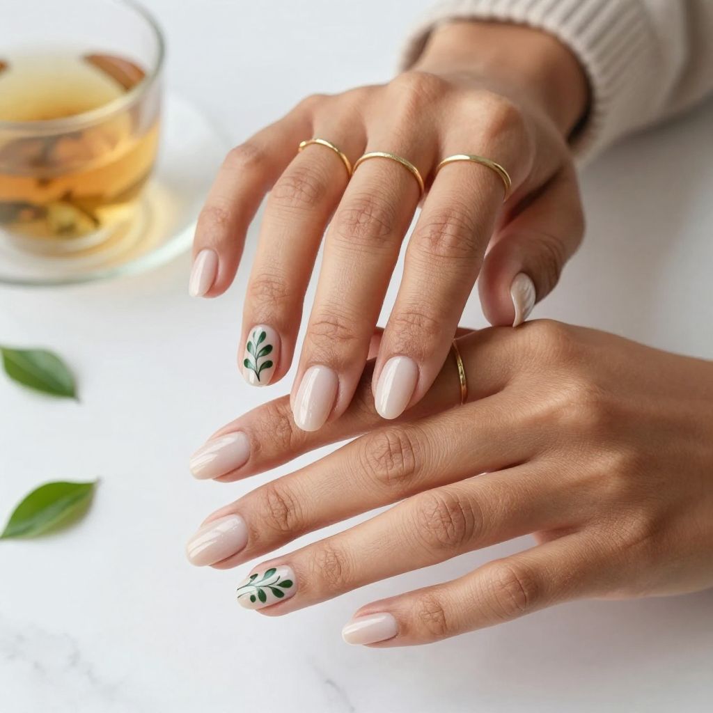 Minimalist Greenery Charm
