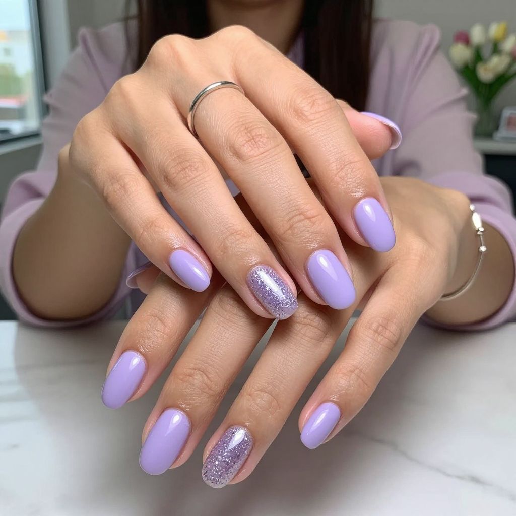 Lavender Dreams with Glitter Dust