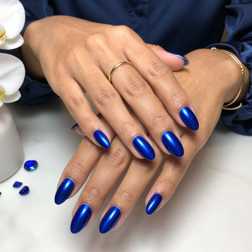 Electric Sapphire Shine