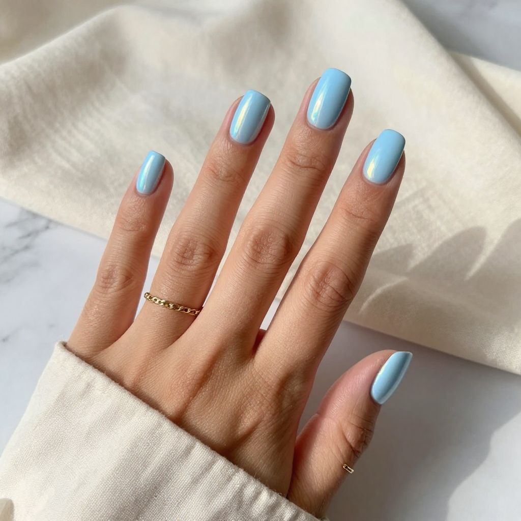 Baby Blue Chrome Delight