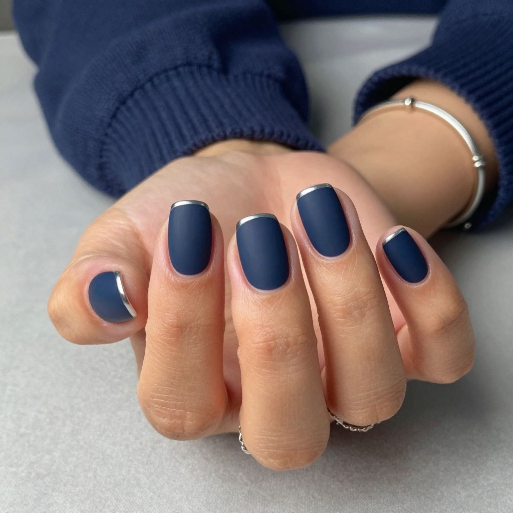 Midnight Blue Matte Chrome Combo