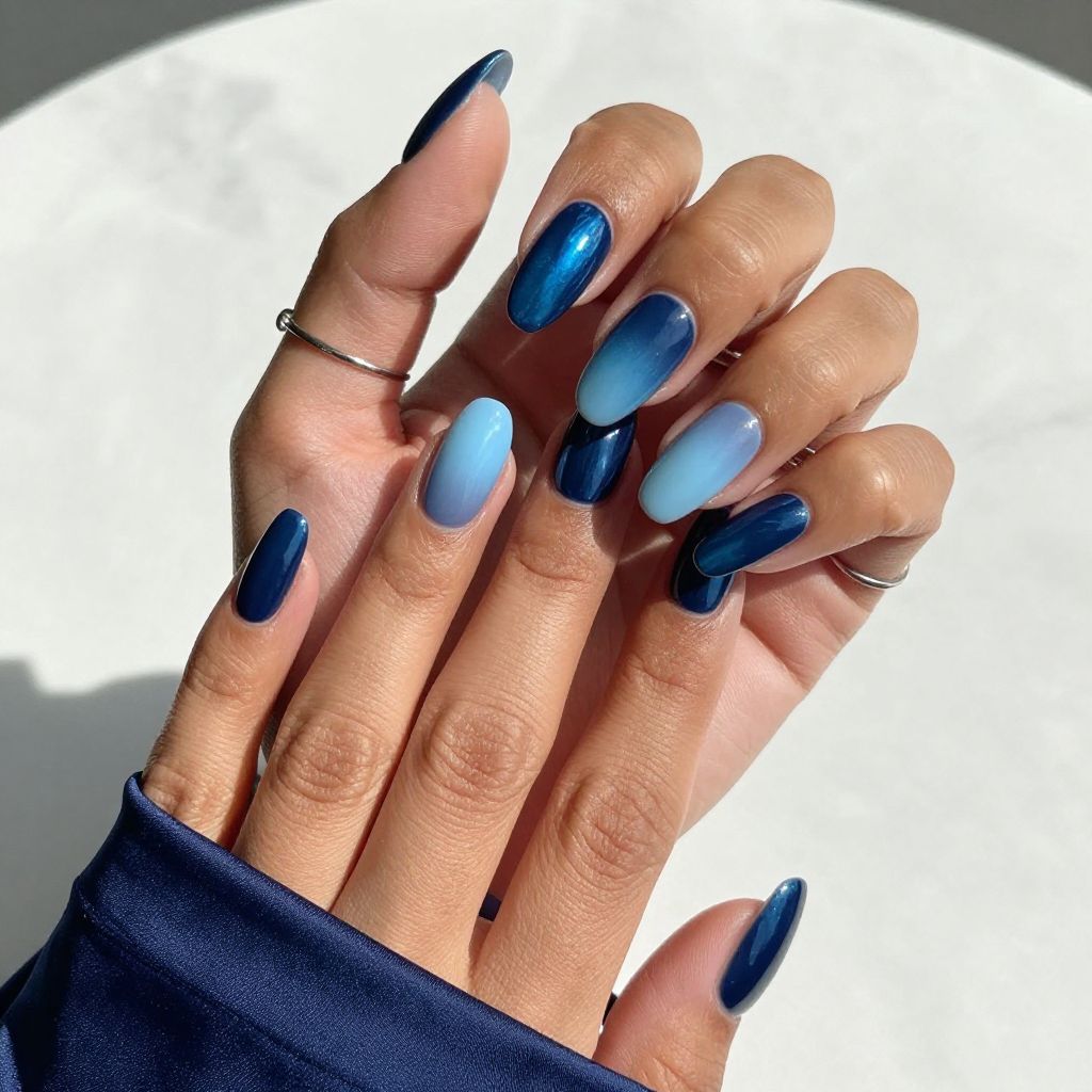 Gradient Ocean Chrome Fade