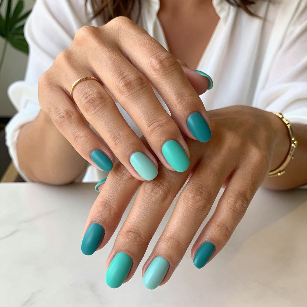 Teal Turquoise Dip