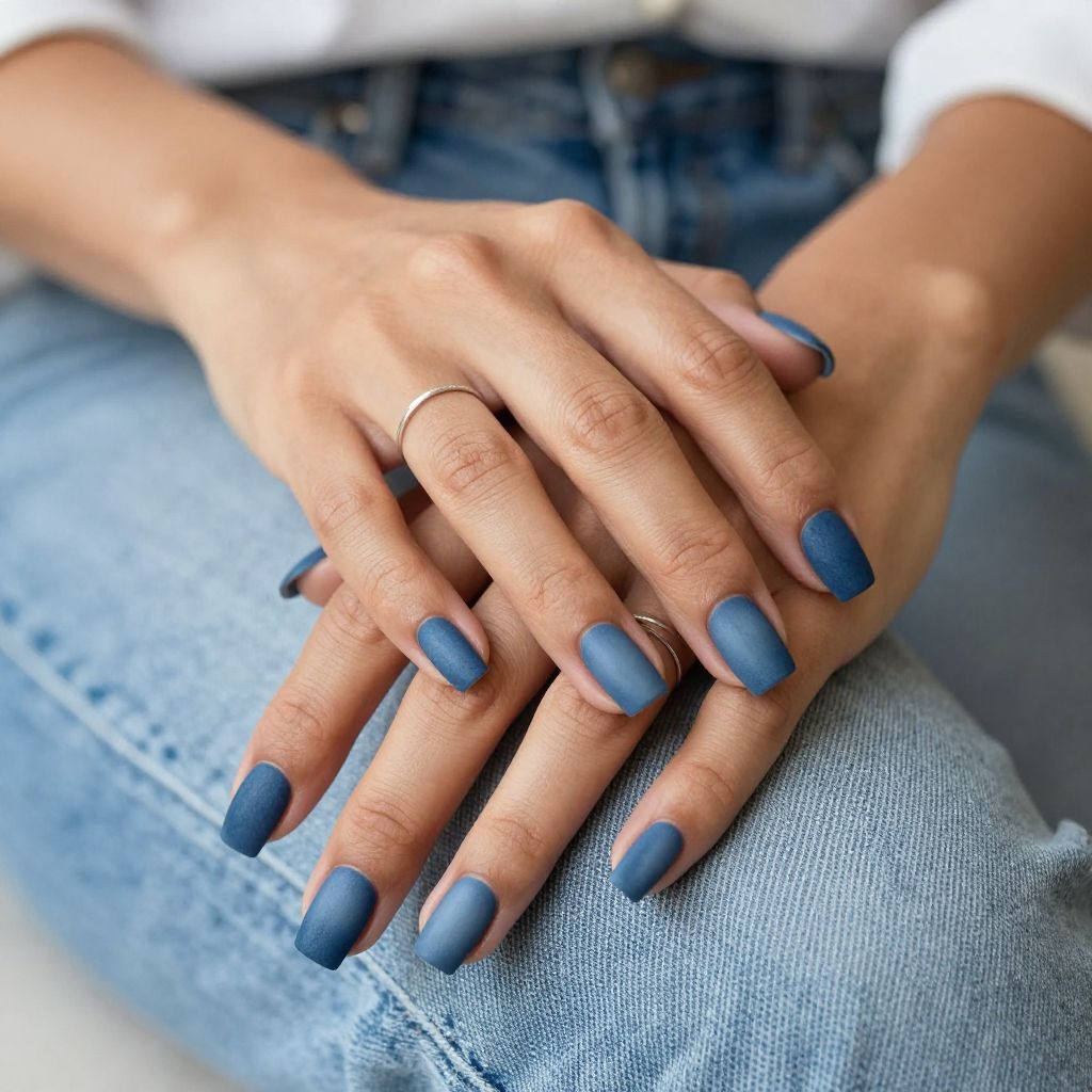 Matte Denim Ombre