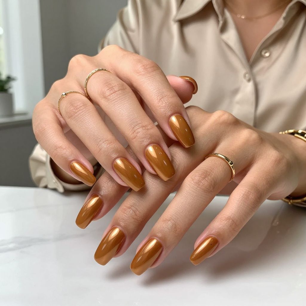 Caramel Chrome Coffin