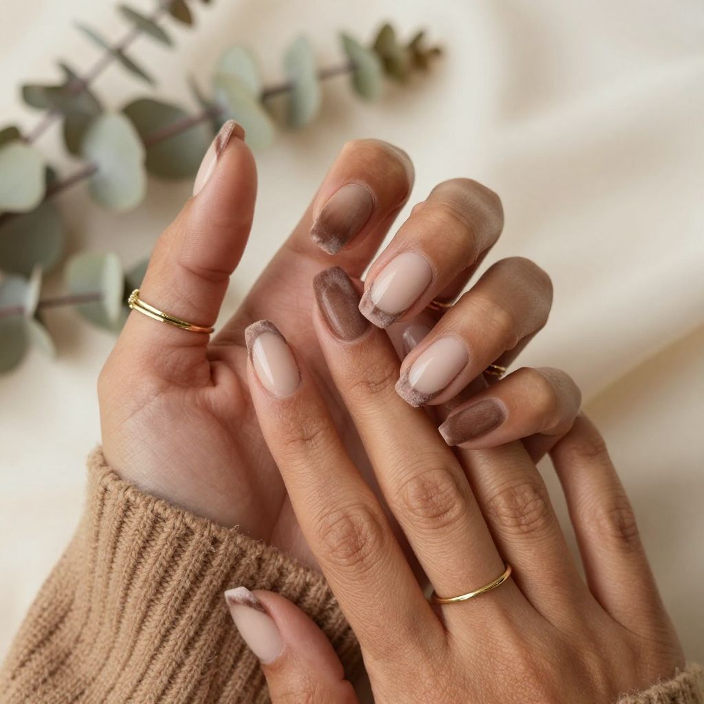 Rustic Velvet Brown Tips