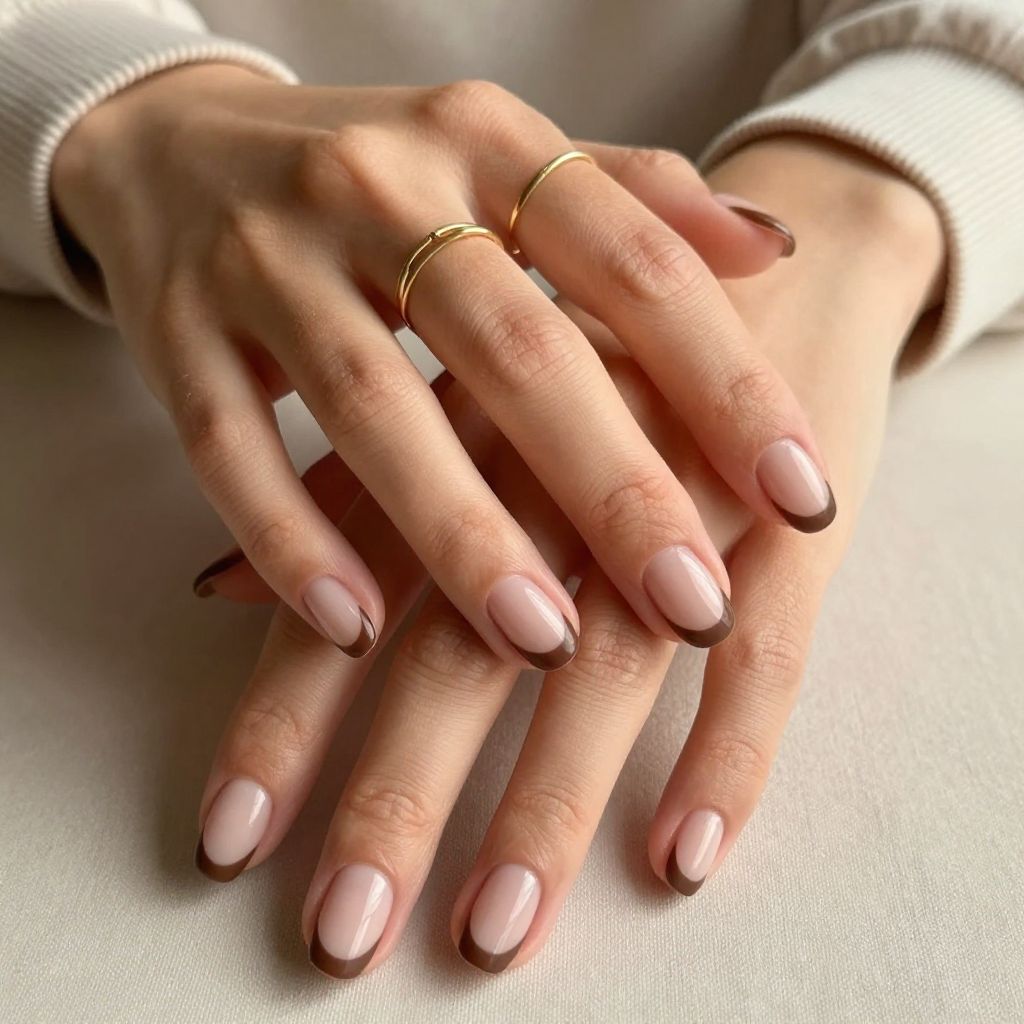 Minimalist Thin Brown Tips