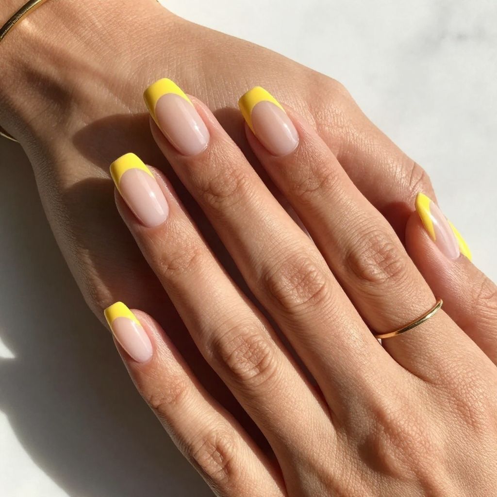 Sunny French Tips