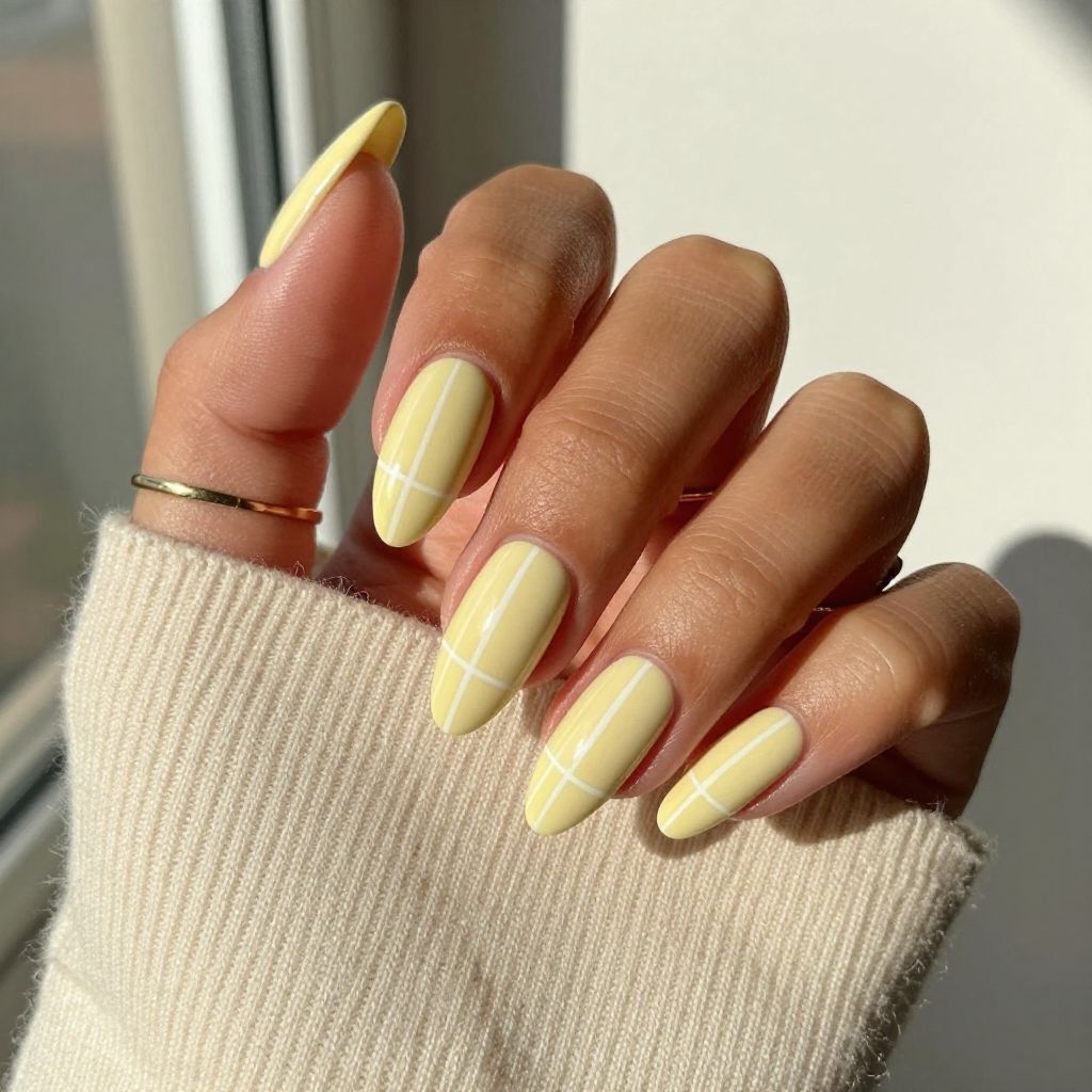 Butter Yellow Pinstripe Chic