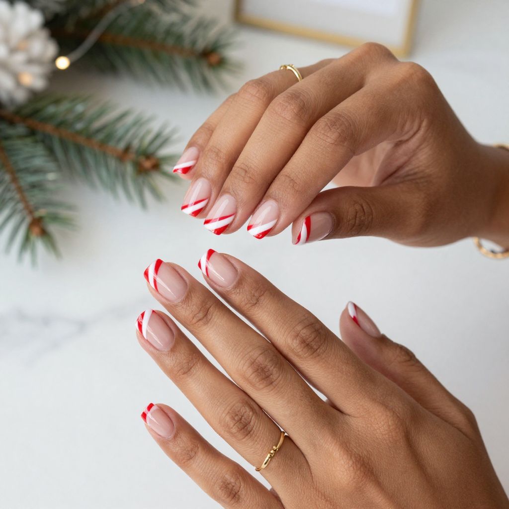 Candy Cane Negative Space