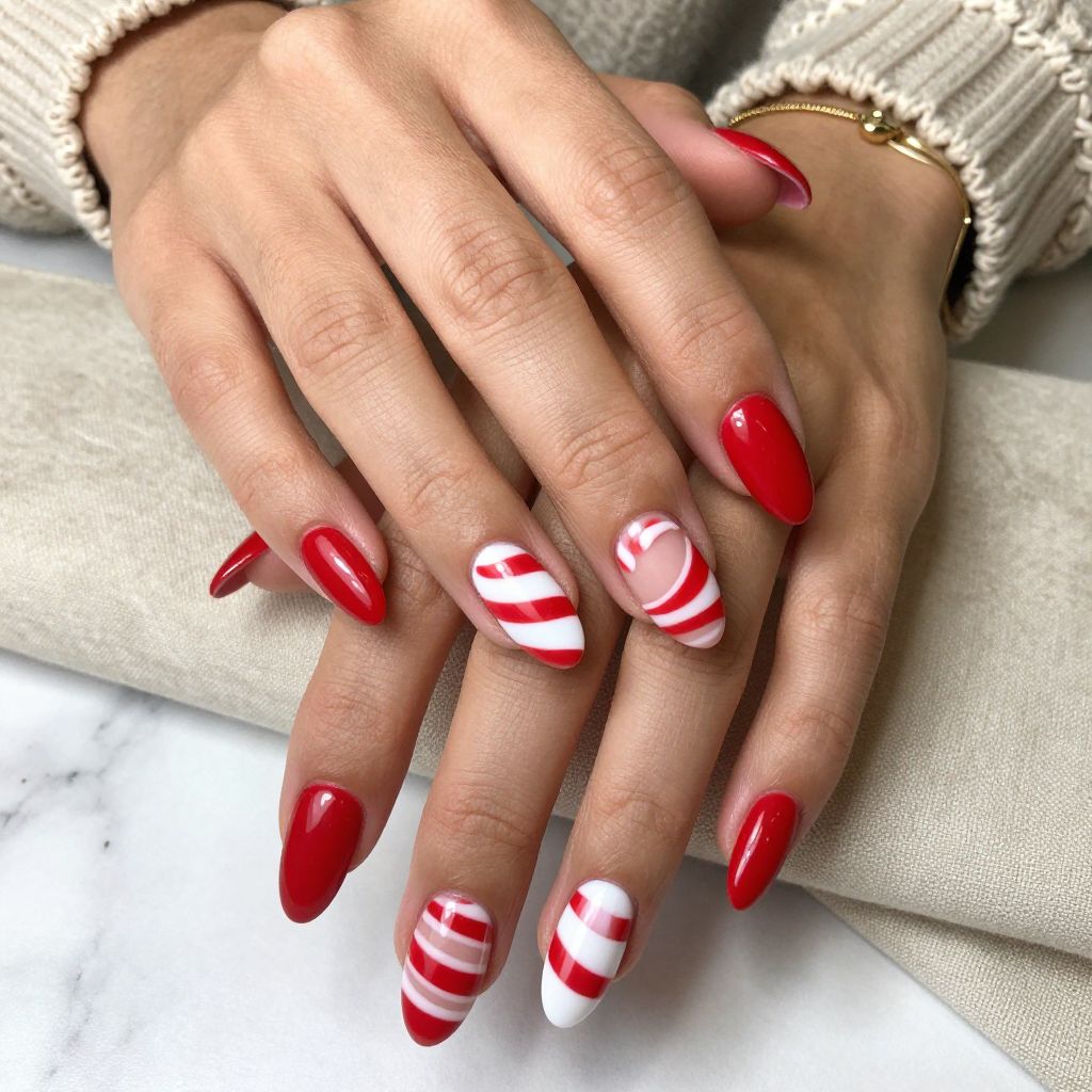 Candy Cane Gloss and Matte Mix