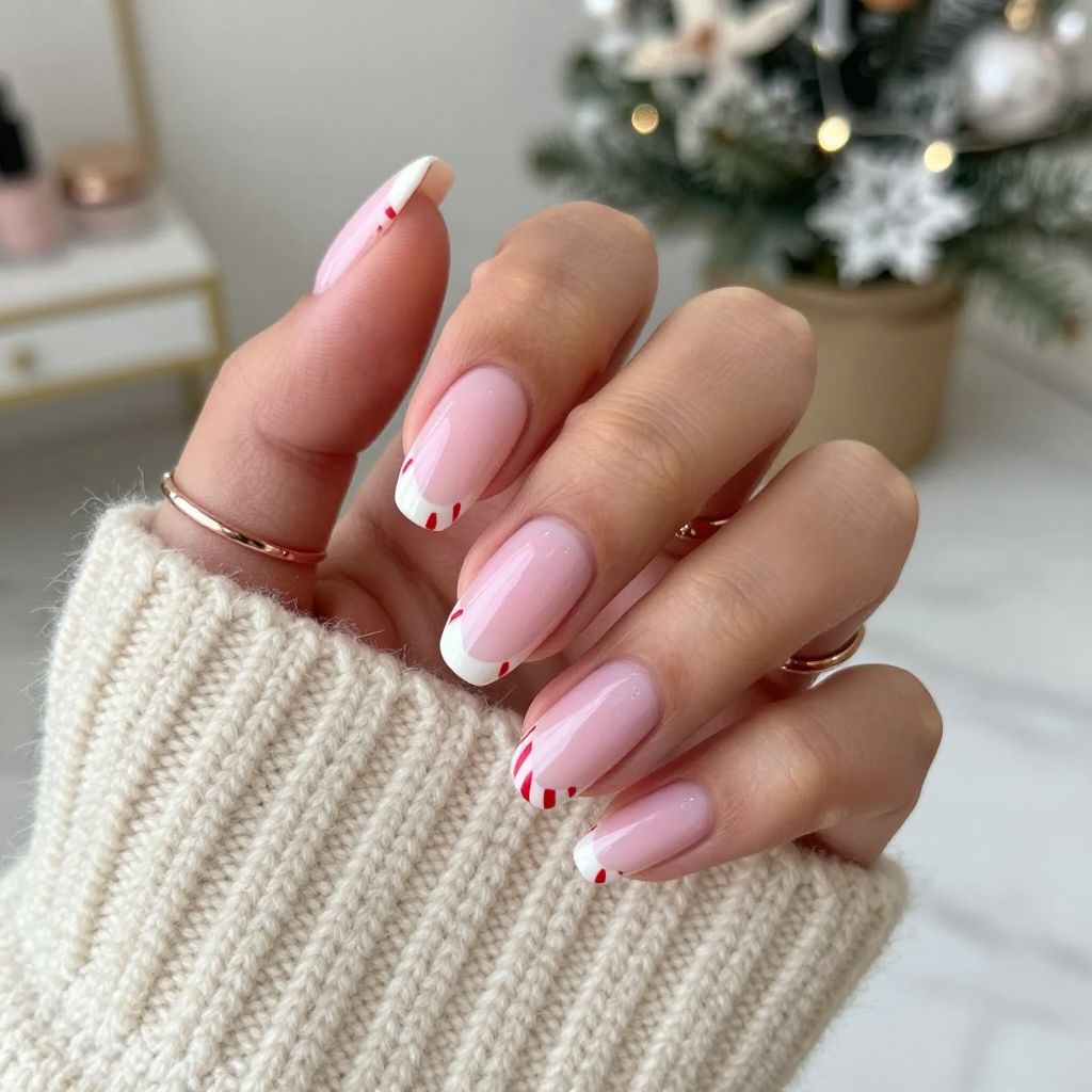 Candy Cane Baby Boomer Twist